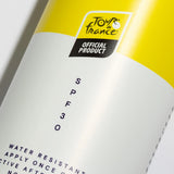 A close up of the Pelotan Tour de France special edition sunscreen - proven by the world’s best athletes.