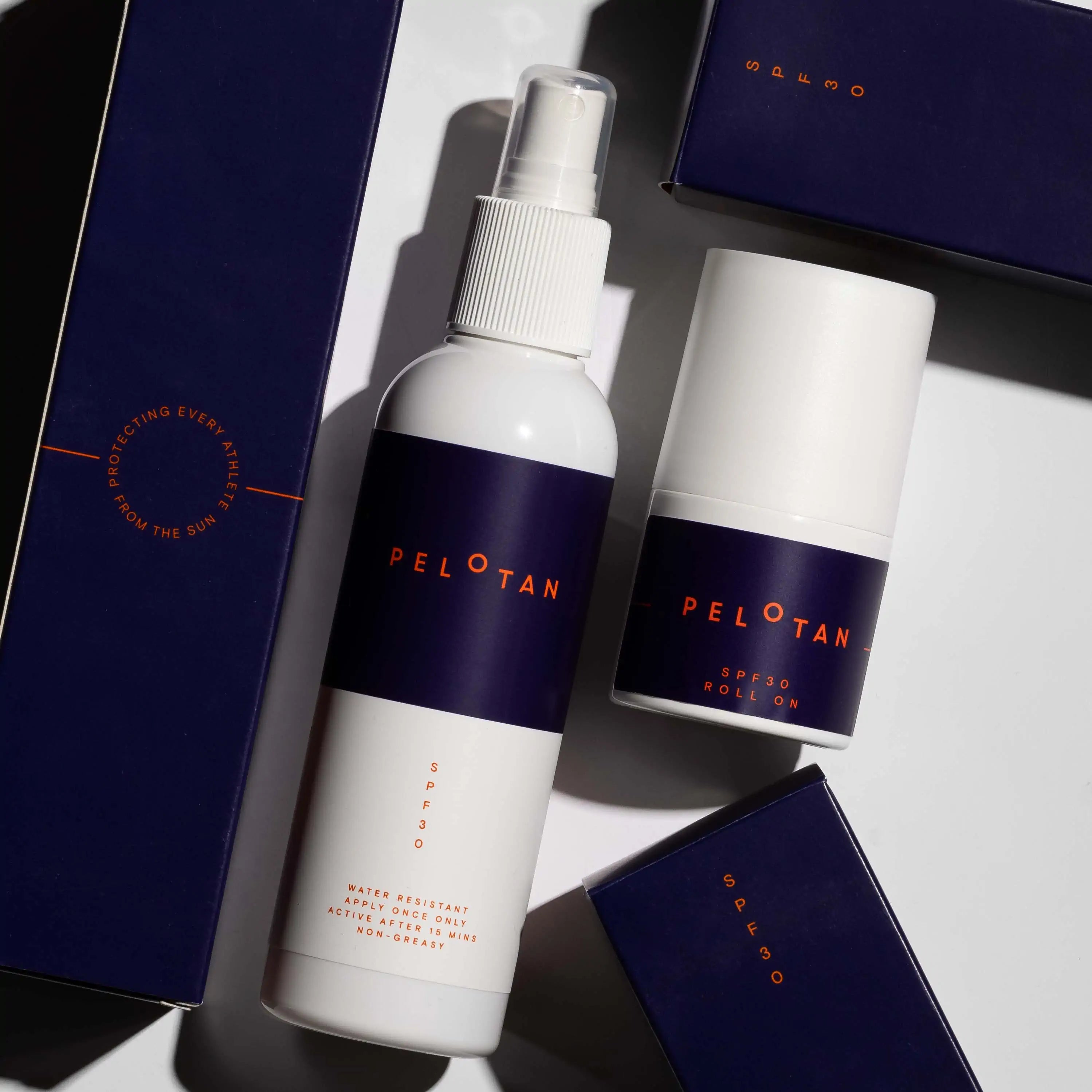 Pelotan travel bundle features 100ml spray, and 50ml roll on formats of the world’s best sports sunblock with SPF30 protection.