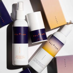 The Pelotan sports sunscreen ultimate protect and recover bundle, with a spray, roll-on, and Apres recovery gel. The best way for athletes to protect and recover.